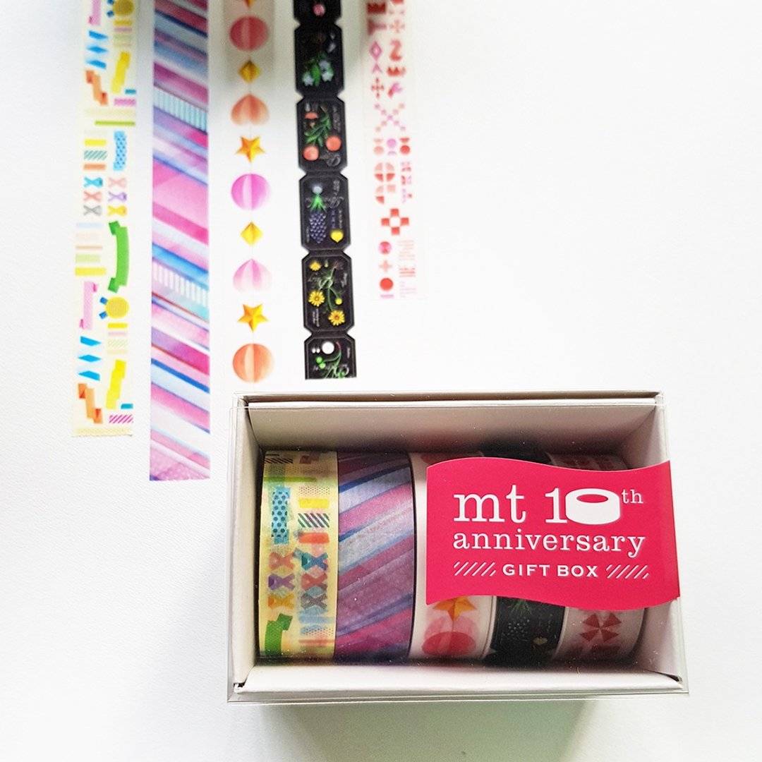 mt Gift Box 10周年纪念版  vol.1 (MT05G009) - 纸胶带 - 纸 