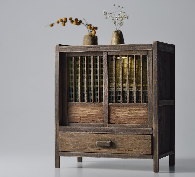 老菜橱灯柜创作ii - 摆饰 - 木头 咖啡色