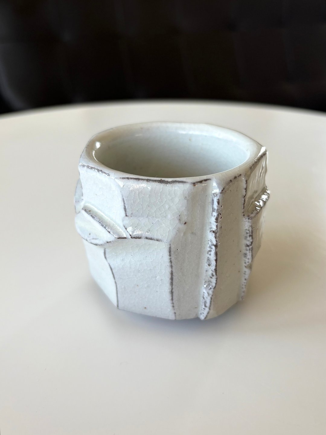 纯粹制陶 - 粉引切削杯 - 茶具/茶杯 - 陶 