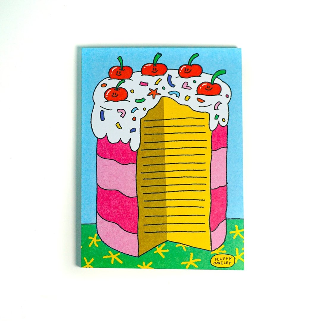 PIECE OF CAKE 备忘录 A6 - 便条纸/标签贴 - 纸 多色