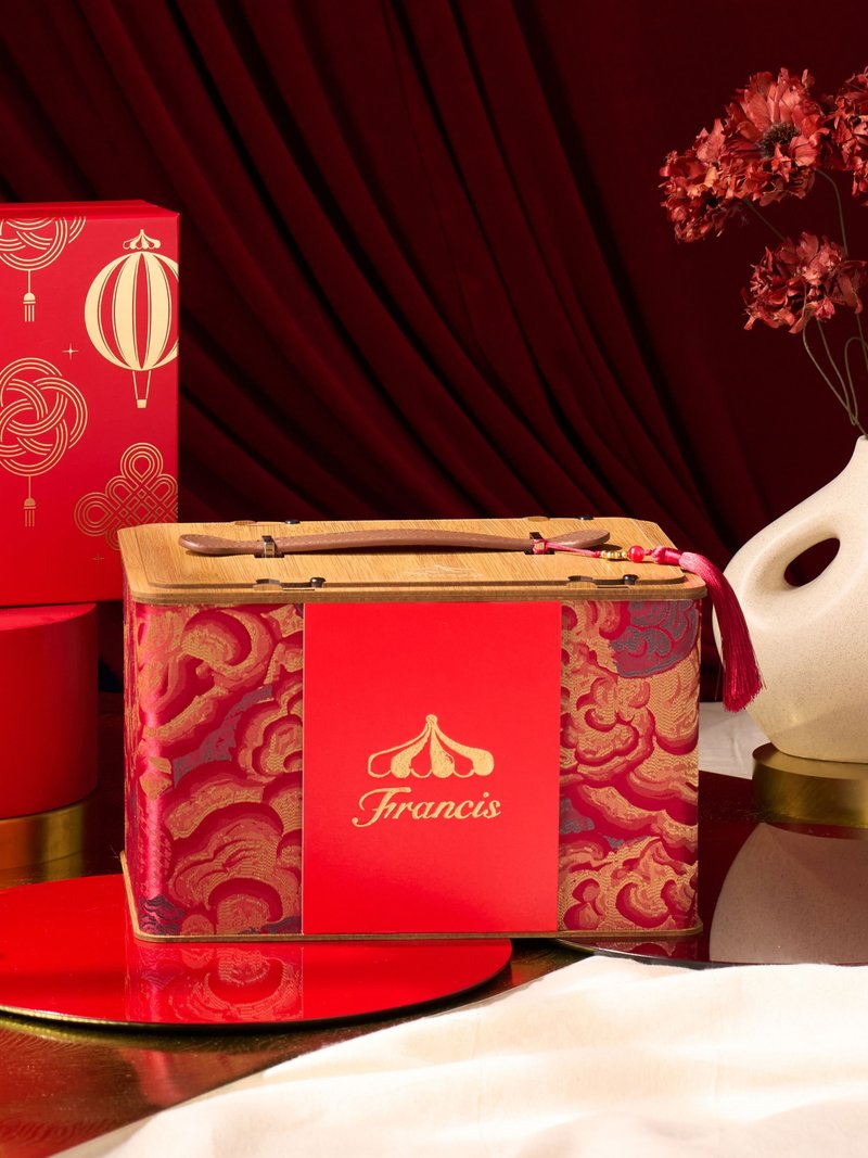 【春节限定】结祥百宝盒 - 手工饼干 - 新鲜食材 红色