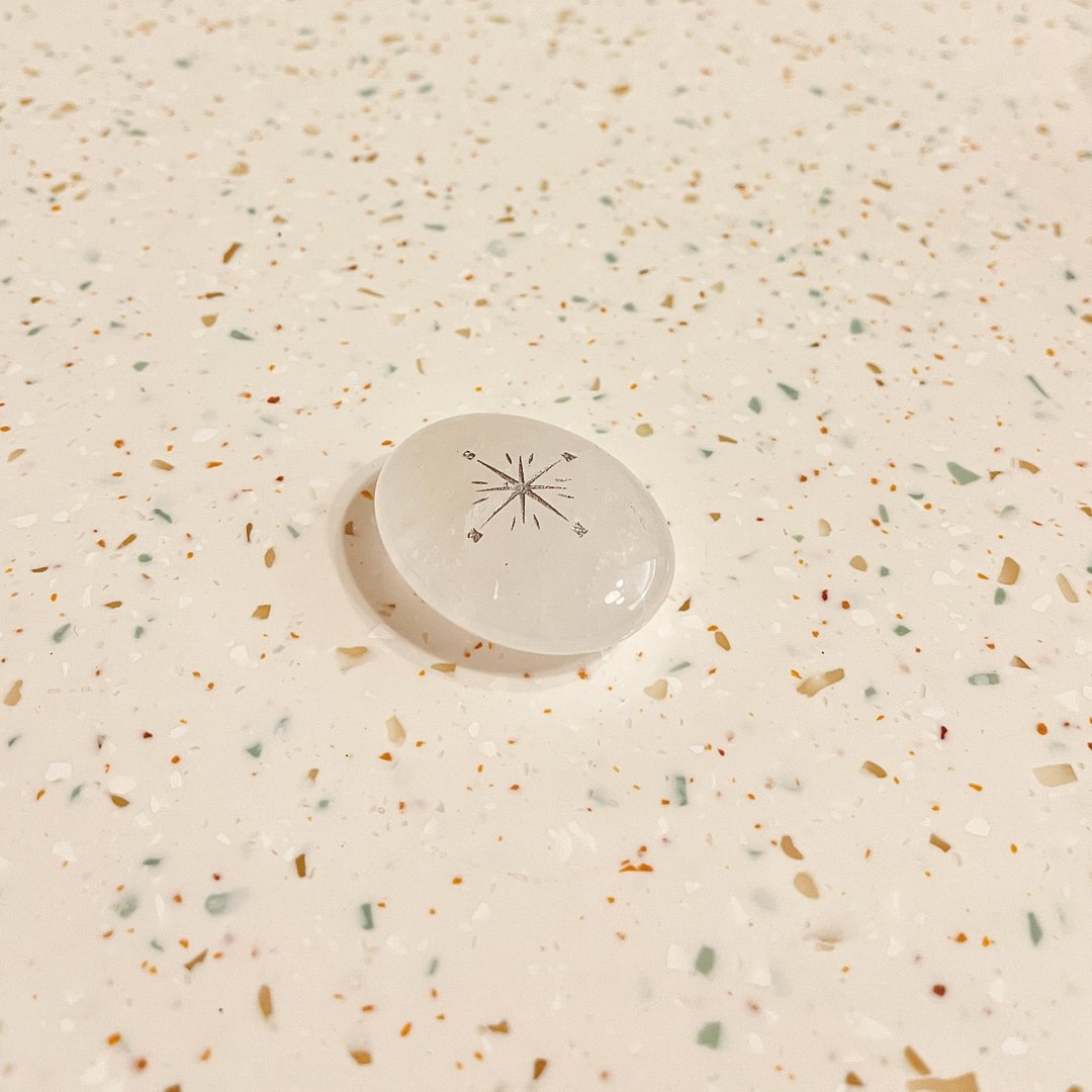 仙知宝 迷雾之中一点光 白罗盘星指引你 白水晶 兔毛晶 - 其他 - 水晶 