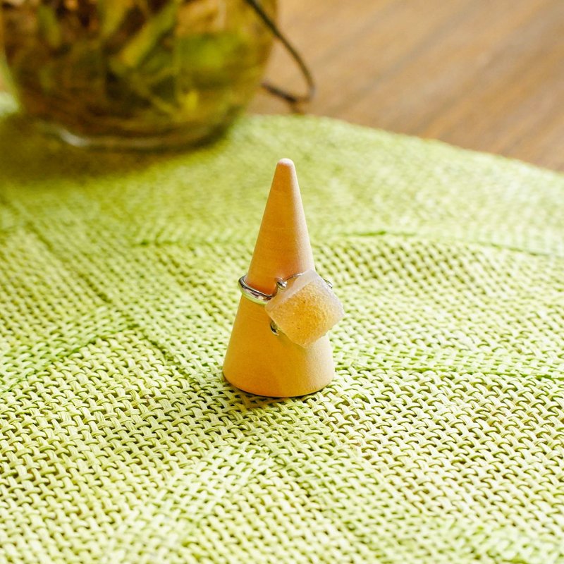 法式软糖B款 小颗粒晶矿晶簇||天然水晶戒指 - 戒指 - 水晶 多色