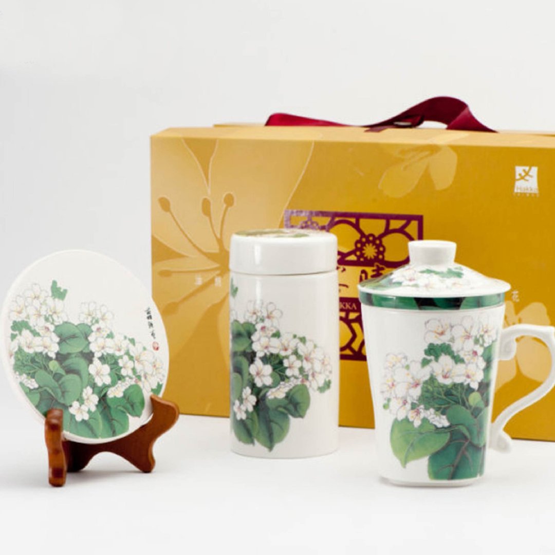 \ 夏日神器 /【莺歌烧】新太源 - 油桐花开十大伴手礼 - 茶具/茶杯 - 陶 白色