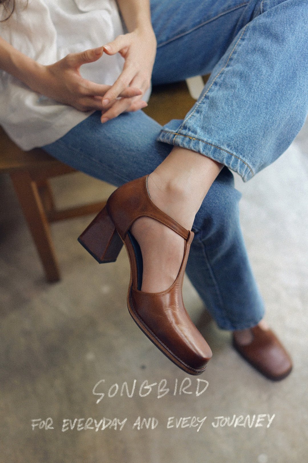 Eddie leather shoe - 其他女款皮鞋 - 真皮 咖啡色