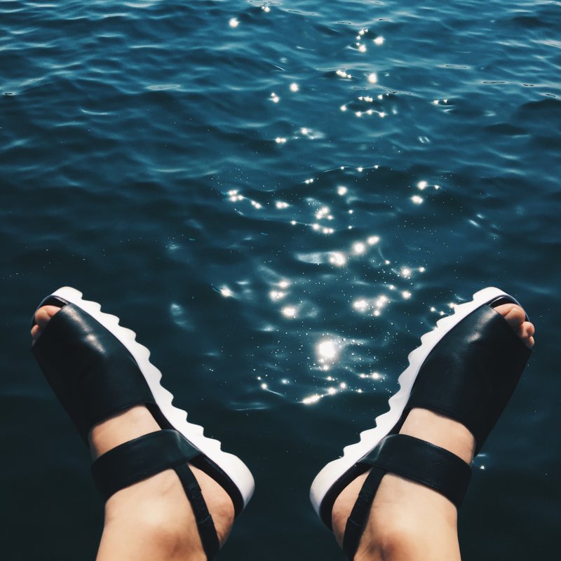 Sling Backs - Gros Chrome - 女款休闲鞋 - 其他材质 绿色