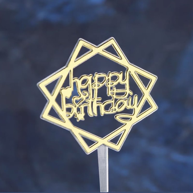 Happy Birthday 蛋糕插牌 - 其他 - 塑料 