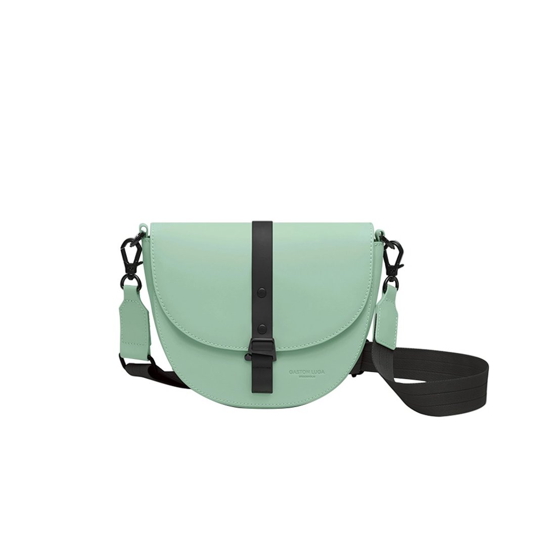 Gaston Luga Splash Moon Crossbody斜肩/侧背包-薄荷绿【现货】 - 侧背包/斜挎包 - 其他材质 绿色