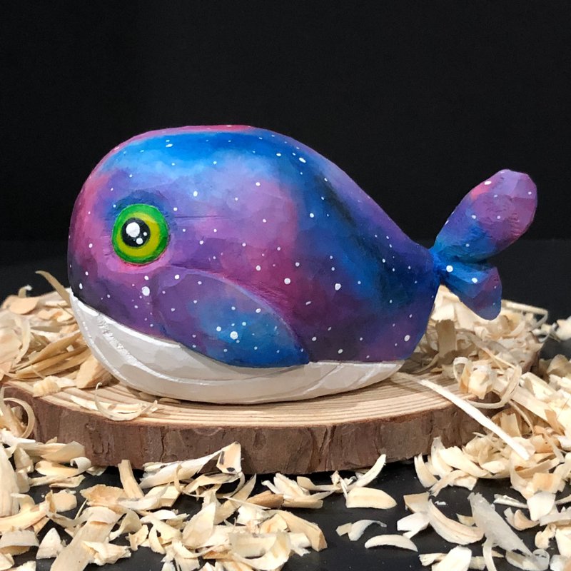 Space Whale - 摆饰 - 木头 多色