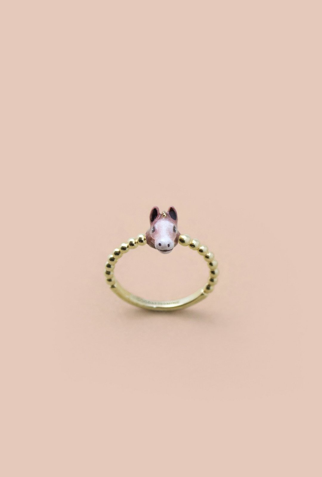 Horse Ring - Chinese zodiac animals. Sign, 馬年 - 戒指 - 其他金属 咖啡色