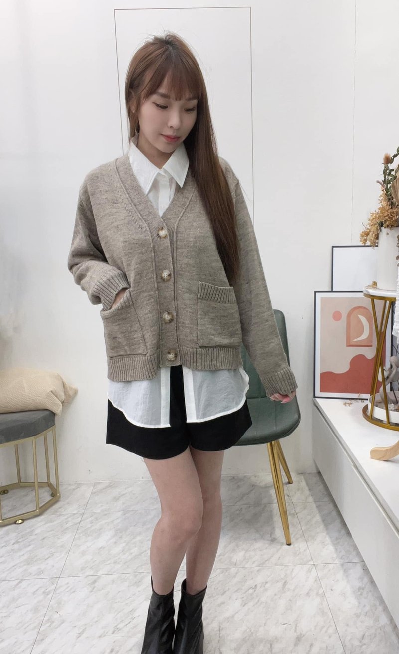 venus简约毛衣外套 - 女装休闲/机能外套 - 其他材质 