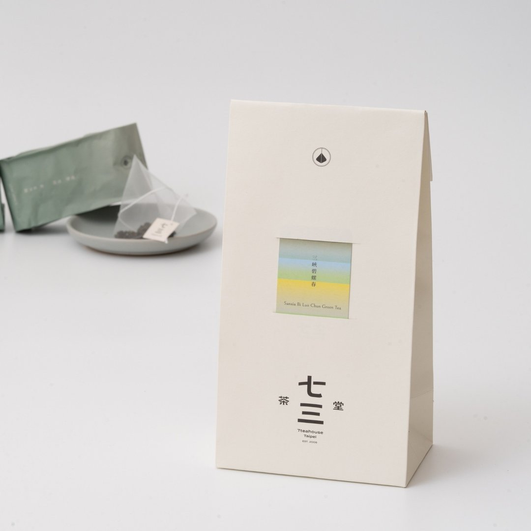 七三茶堂 立体茶包丨三峡碧螺春 24入–生活袋 - 茶 - 纸 白色