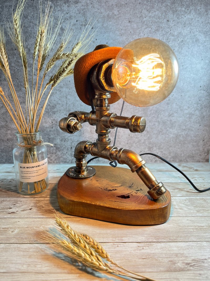 功夫牛仔铁管灯 - 灯具/灯饰 - 其他金属 金色