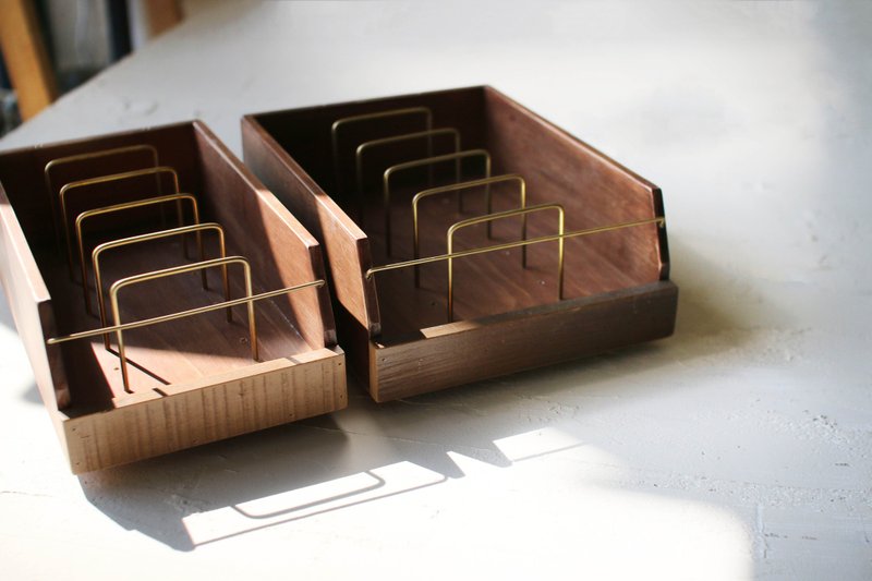 【 明信片木抽 】明信片 木抽 陈列道具 不认真生活 - 其他 - 木头 咖啡色