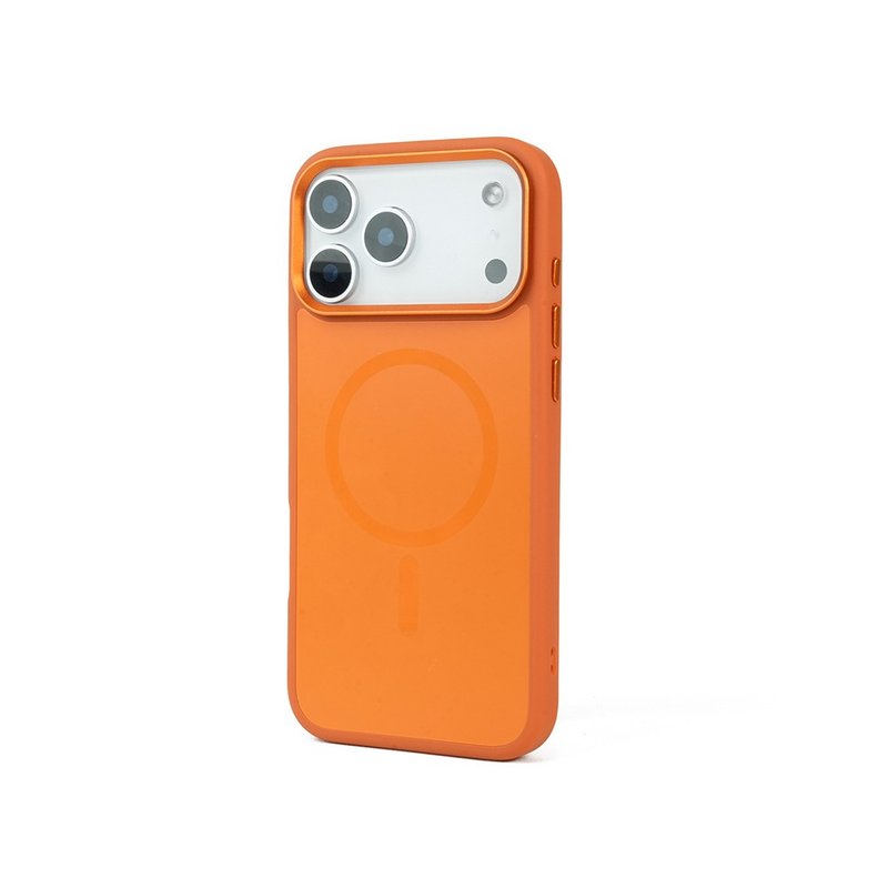 Phone 17 Pro/17Pro Max Mag-G 玻璃散热磁吸壳 - 手机壳/手机套 - 塑料 橘色