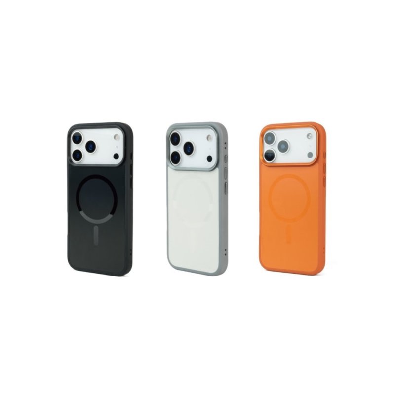 Phone 17 Pro/17Pro Max Mag-G 玻璃散热磁吸壳 - 手机壳/手机套 - 塑料 橘色