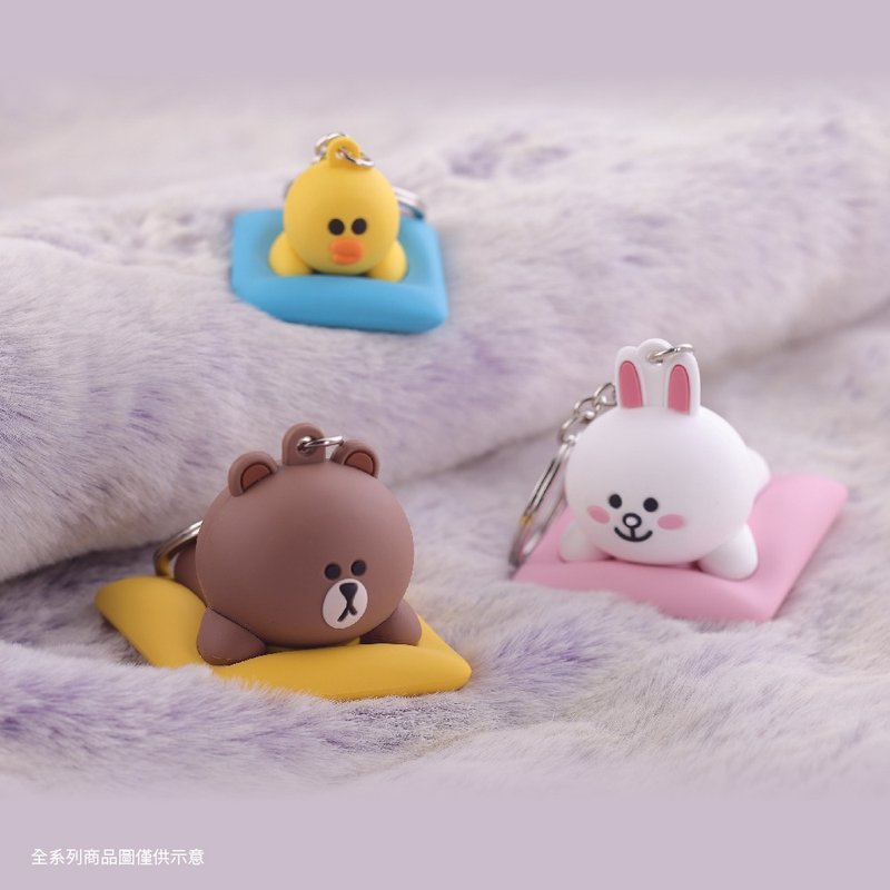 一卡通 | LINE FRIENDS 晚安系列 / 熊大 / 兔兔 / 莎莉 - 造型悠游卡/交通卡 - 硅胶 多色