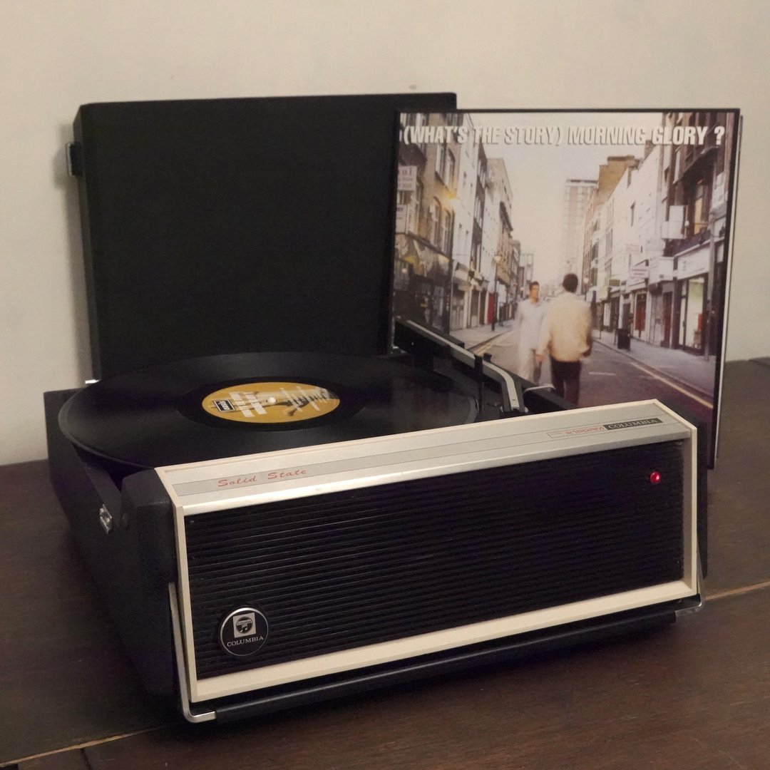 日本 哥伦比亚Columbia 手提式黑胶唱机 2190RM - 扩音器/喇叭 - 其他金属 黑色
