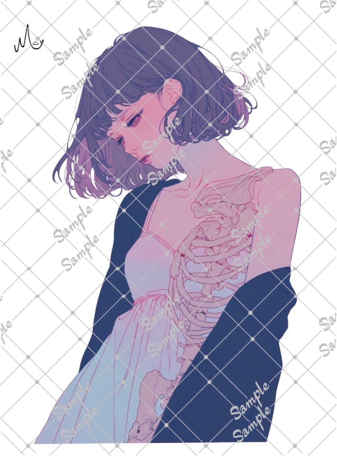 原创人物贴纸 8月新款 - 贴纸 - 纸 