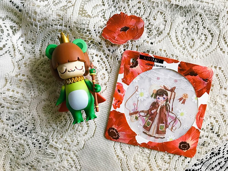 虞美人 PET 纸胶带 - 纸胶带 - 纸 红色