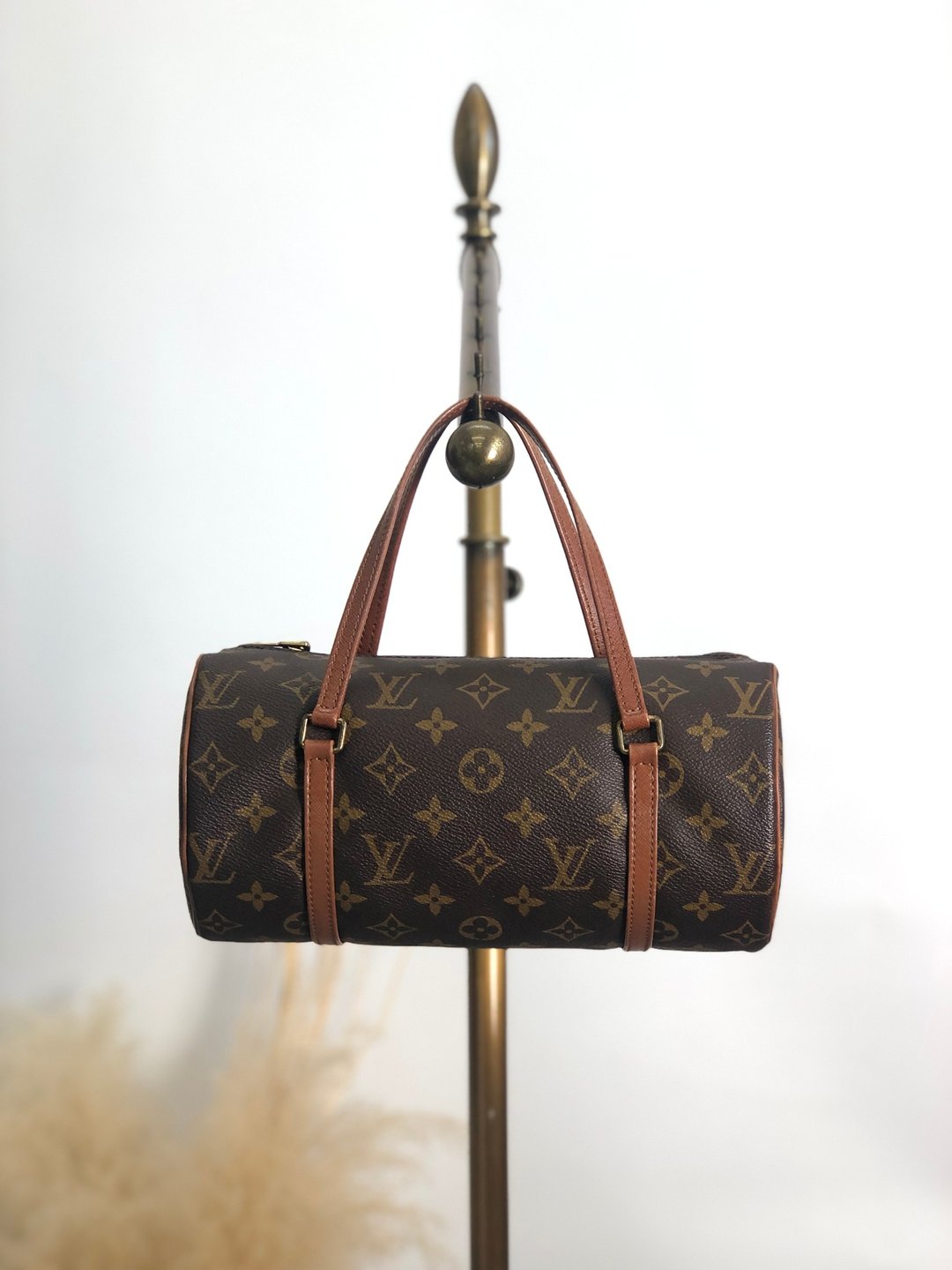【日本直送 品牌二手包】LOUIS VUITTON路易威登Monogram手提包棕PVC皮革 Papillon 26 old cy58dt - 手提包/手提袋 - 防水材质 咖啡色