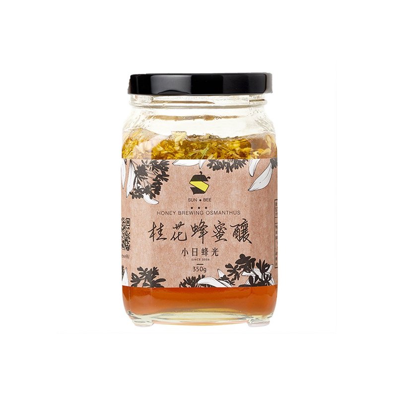 蜂蜜桂花酿【小日蜂光】350g - 蜂蜜/黑糖 - 玻璃 黄色