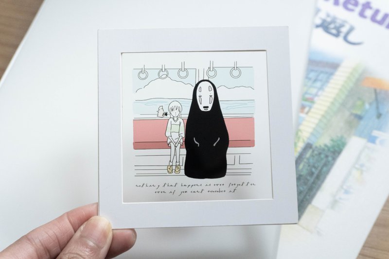 神隐少女 火车款 透明菲林明信片 幻灯片 电影 - 卡片/明信片 - 其他材质 
