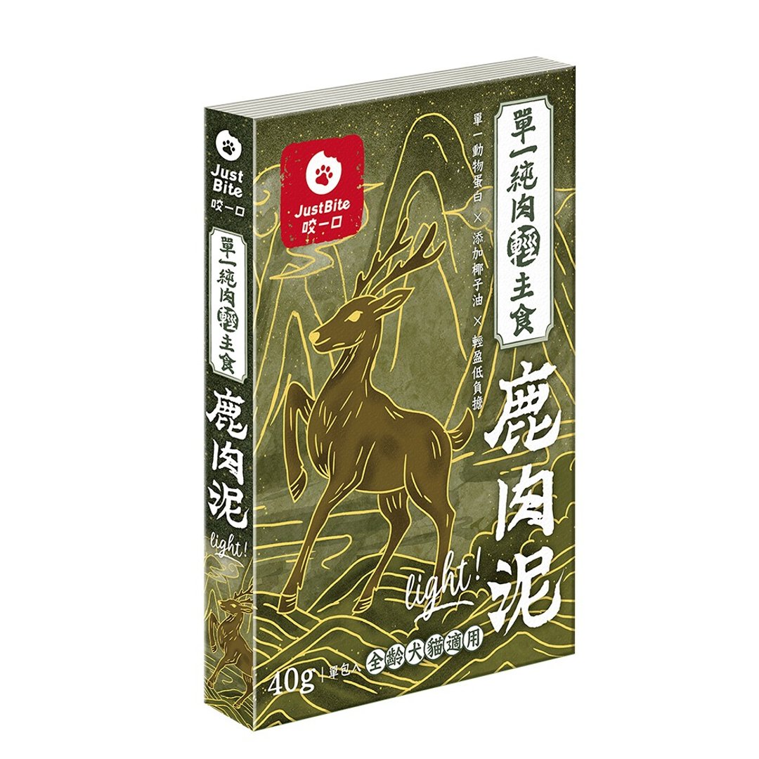 【单一纯肉轻主食肉泥】鹿肉泥 轻盈低负担×小包装 - 猫罐头/鲜食 - 新鲜食材 绿色
