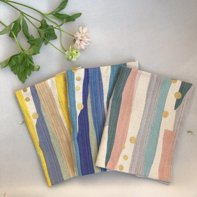 【雪花梨】日系烫金 书衣/ 可调整书衣/ 手帐书衣/ 定制化书 - 其他 - 棉．麻 多色