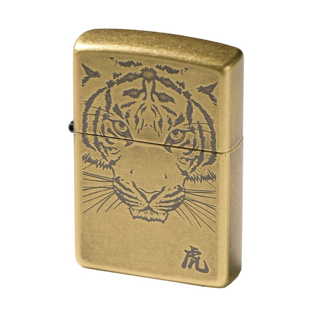 【ZIPPO官方旗舰店】 锐眼之虎防风打火机 ZA-1-95B - 其他 - 铜/黄铜 金色