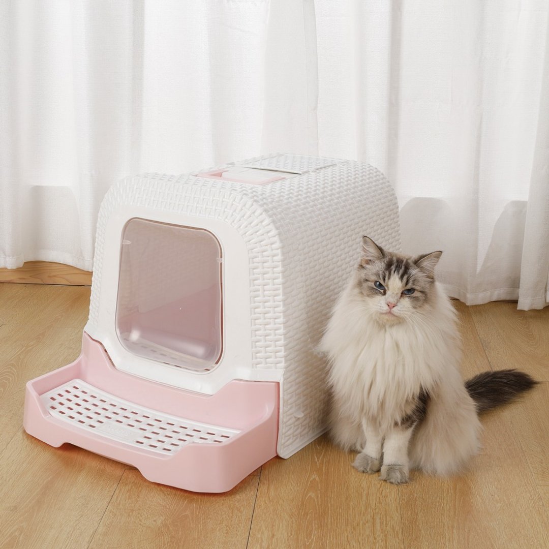 【MPETS】让猫猫们如厕时能优雅又自在! ECO 环保防臭猫砂盆 - 猫砂/猫砂垫 - 其他材质 