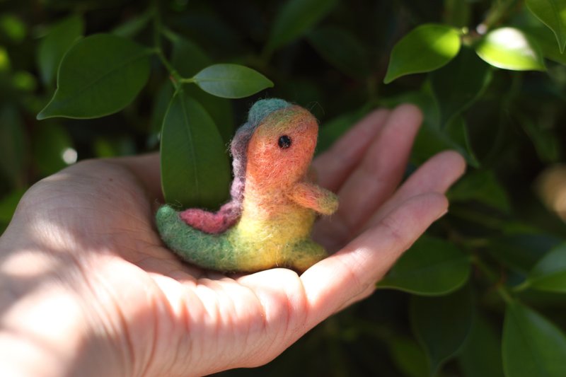 彩虹迷你暴龙项链 订制款 - 项链 - 羊毛 多色