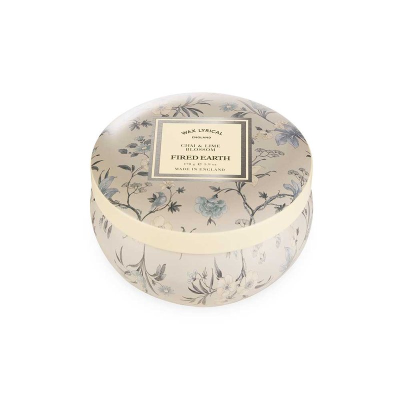 【Portmeirion】WAX LYRICAL | 彩罐蜡烛 印度奶茶与青柠花(25hr) - 蜡烛/烛台 - 蜡 白色