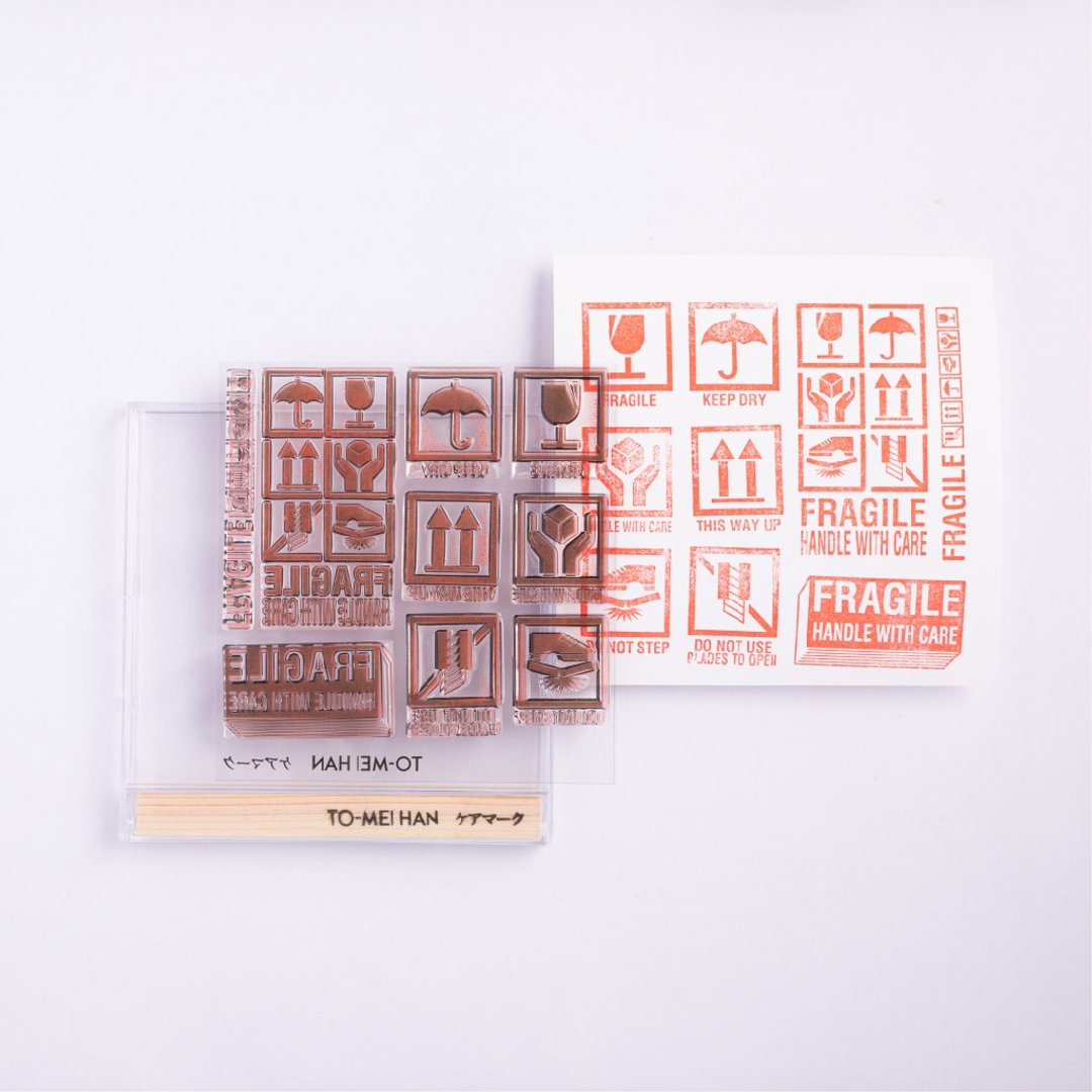 TO-MEI HAN  care mark - 可重复黏贴光聚合树脂透明印章 - - 印章/印台 - 树脂 透明