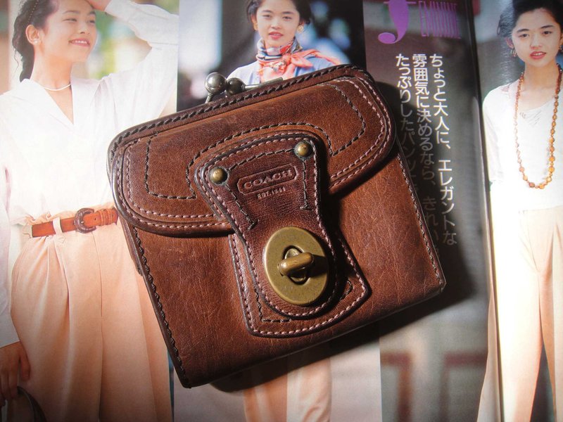 【老时光 OLD-TIME】早期二手老包COACH短皮夹 - 皮夹/钱包 - 其他材质 多色