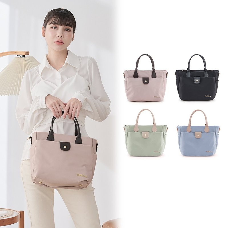 【时尚素色】知性巴黎 - 优雅美学手提两用蝙蝠包 - 共四色 - 手提包/手提袋 - 尼龙 多色