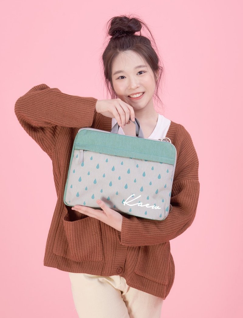 13",15" green laptop /macbook sleeve - 电脑包 - 聚酯纤维 绿色