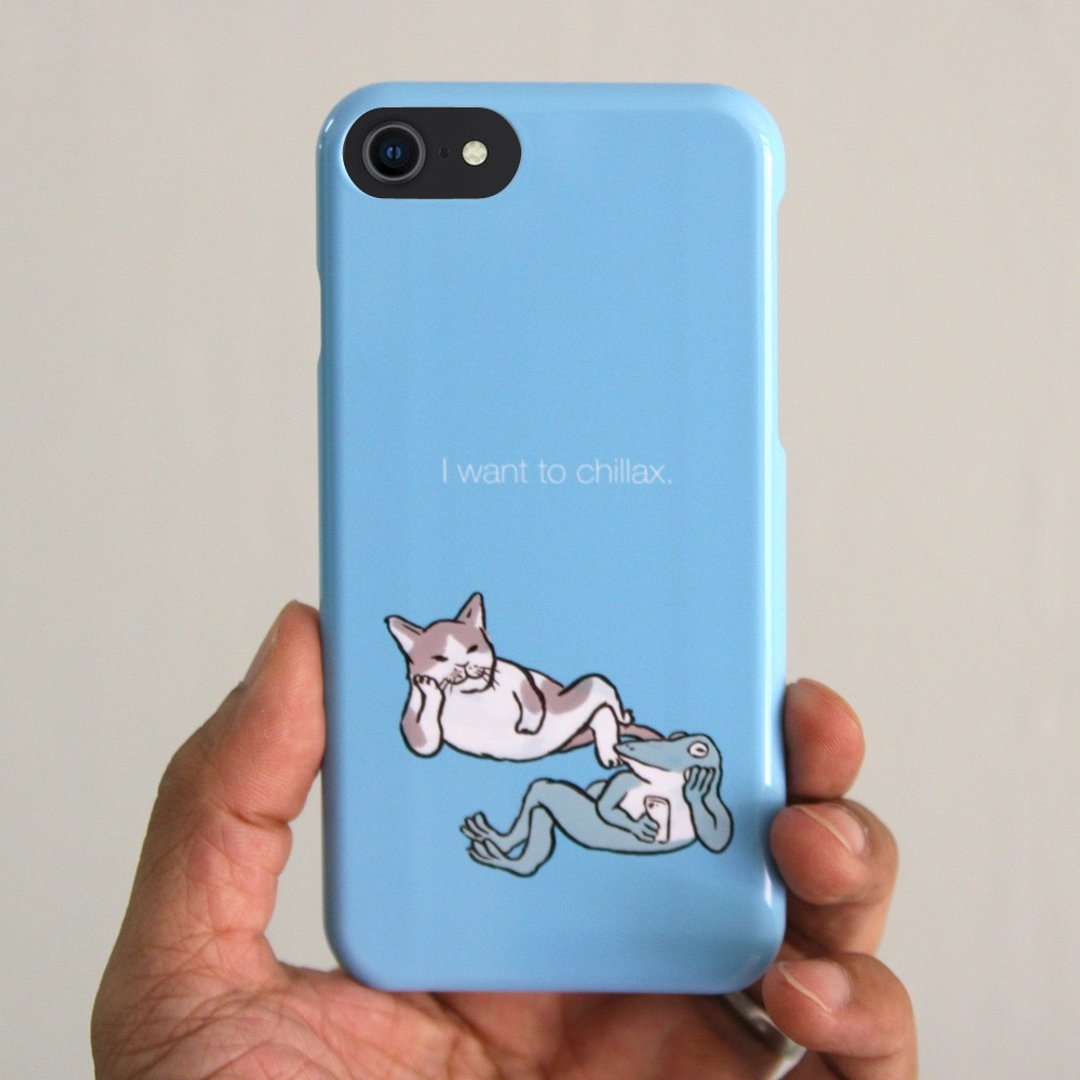 Let's take a leisurely smartphone case Sky - 手机壳/手机套 - 塑料 蓝色