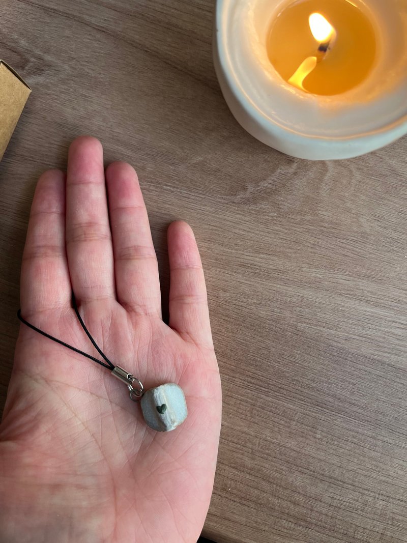 小陶书 吊饰款 小爱心 + 文字盲盒 - 摆饰 - 陶 