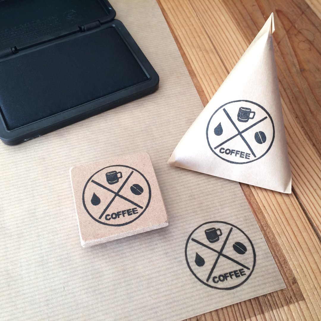coffee mark stamp - 印章/印台 - 其他材质 