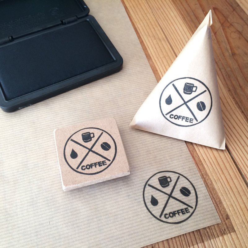 coffee mark stamp - 印章/印台 - 其他材质 