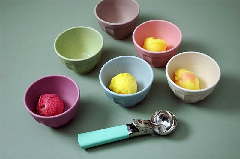 Zuperzozial - SWEET FORTUNE BOWLS M /碗 /6件套装 /晨彩色 - 碗 - 竹 