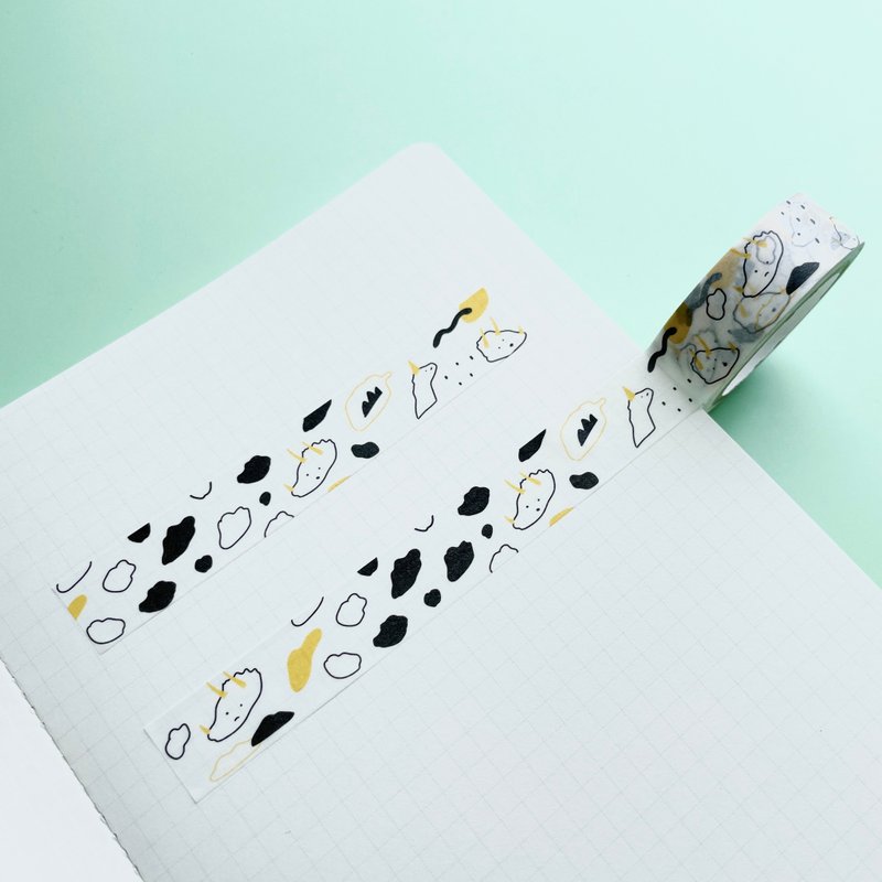 乱糟糟 | 纸胶带 - 纸胶带 - 纸 白色