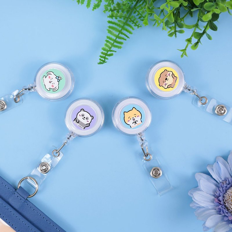 Chuyu 伸缩识别夹 (伸缩吊环)/工作票卡证件夹/钥匙吊挂夹 - 证件套/卡套 - 塑料 