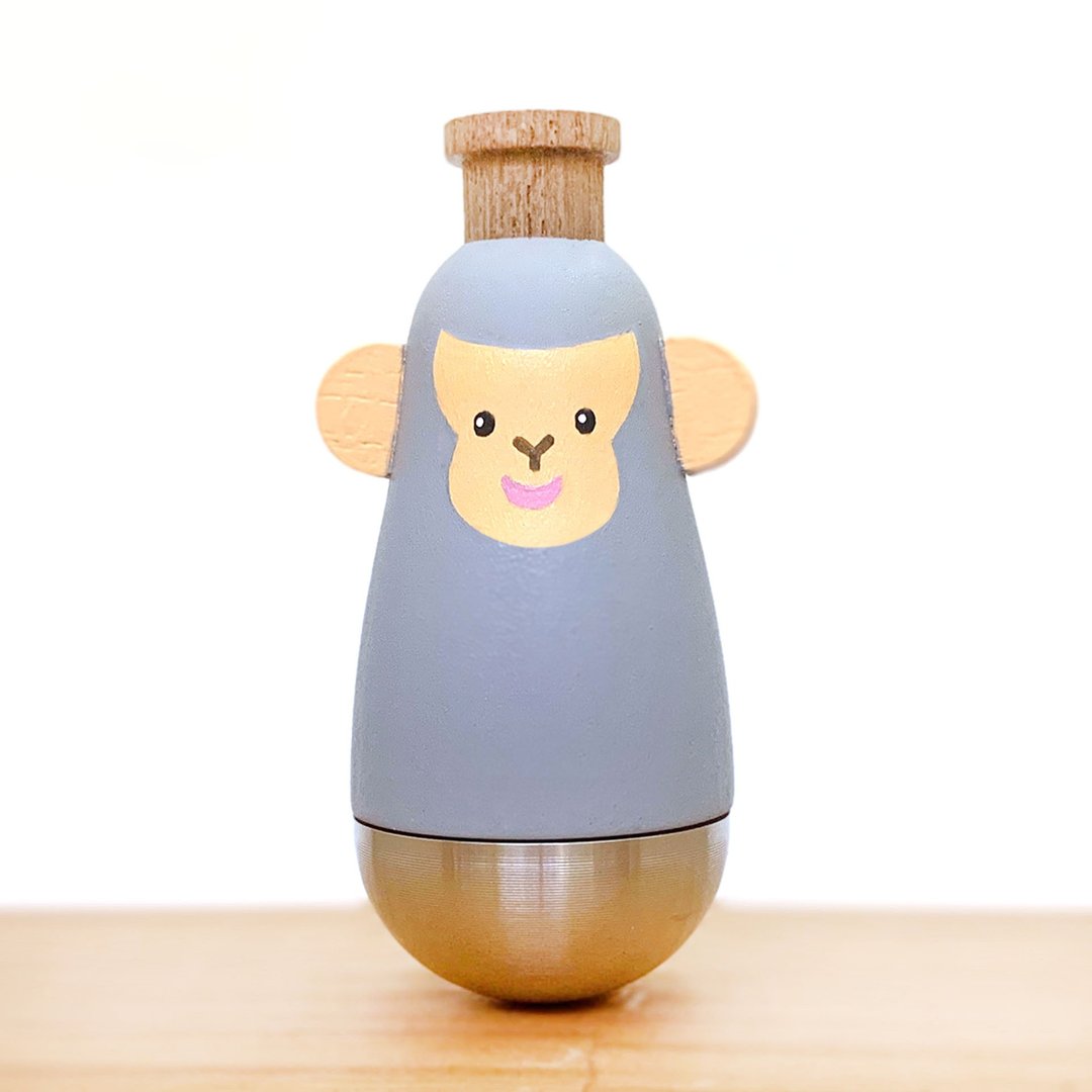 闻森笛 – 台湾猕猴 卡祖笛 KAZOO 公仔 - 吉他/乐器 - 木头 灰色