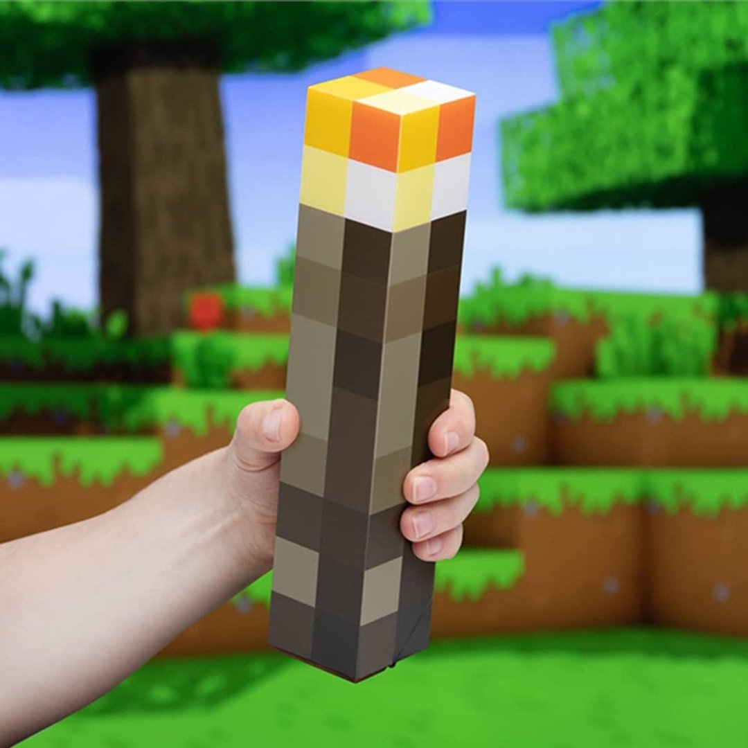 【Paladone UK】 Minecraft麦块 双照明模式 火把造型灯 小夜灯 - 灯具/灯饰 - 塑料 