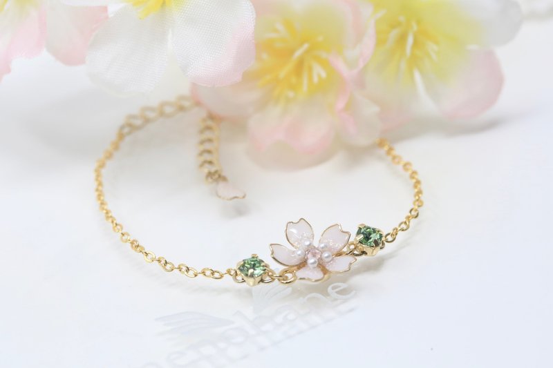 樱舞 手链 - 手链/手环 - 树脂 粉红色