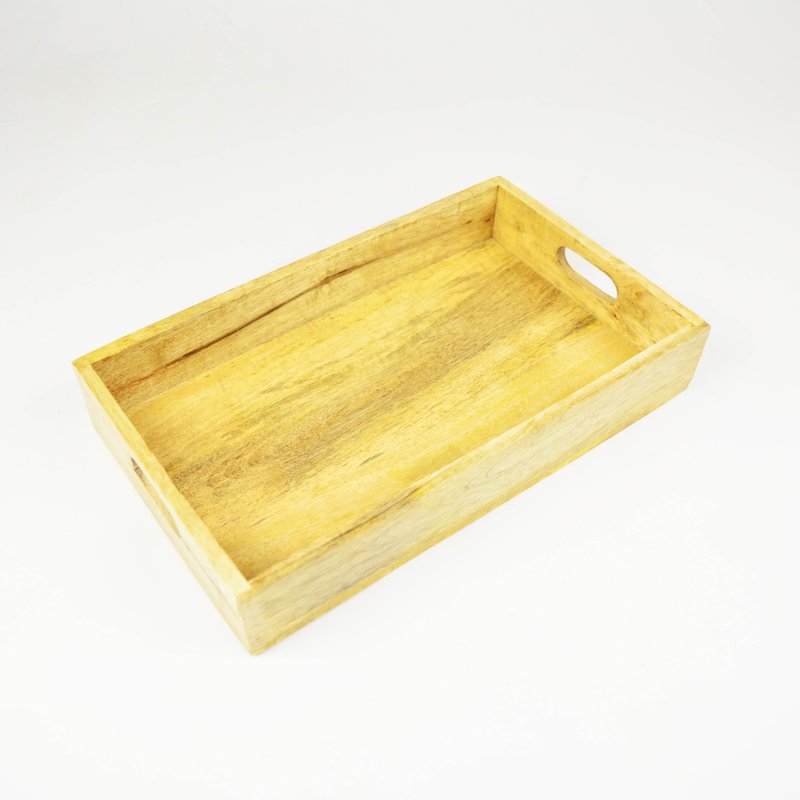 骆驼集市大托盘_公平贸易 - 收纳用品 - 木头 卡其色