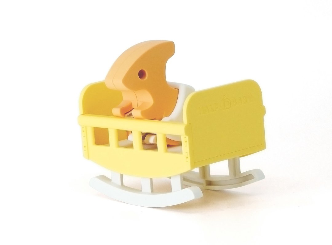 Halftoys Baby Dino 副栉龙STEAM教育玩具 - 摆饰 - 塑料 多色