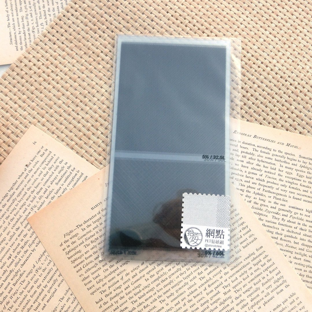 网点-背景用PET贴纸 - 贴纸 - 塑料 透明